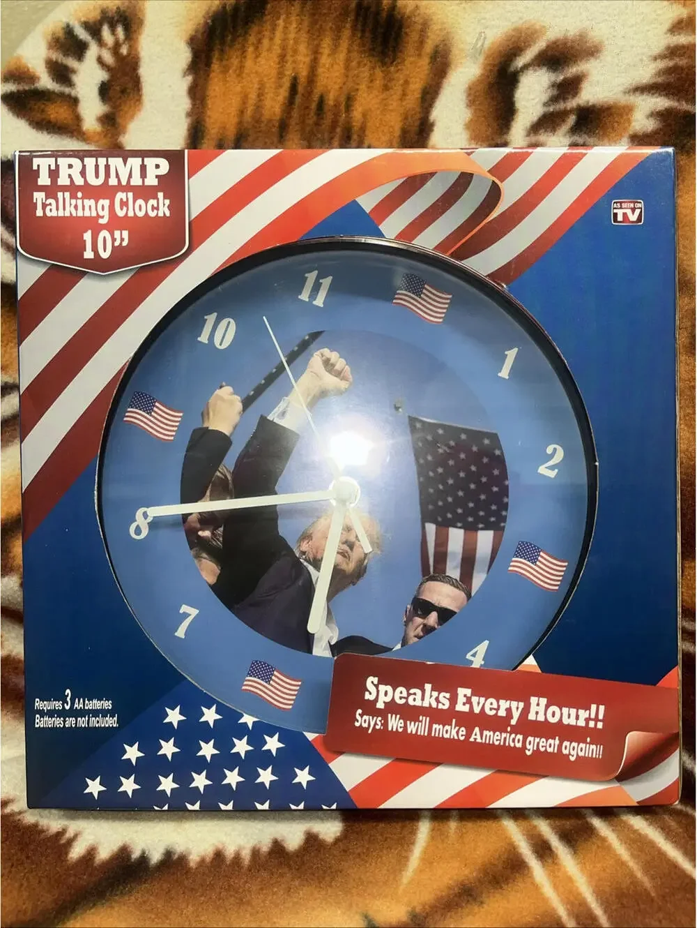 Talking Trump Wall Clock-Speaks Every Hour We will make